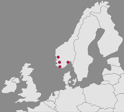 Sør-Norge og to nye