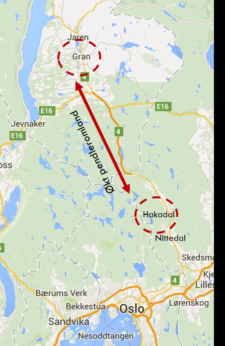 Regionale virkninger potensielt mer effektivt arbeidsmarked Pendleromlandet øker til stasjoner som ligger i Lunner og Gran kommune, og øker potensialt for