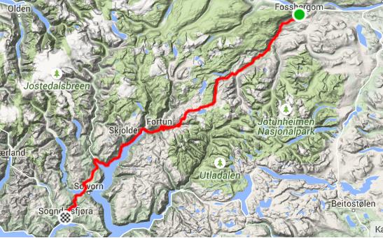 2 OM LØYPA OG MATSTASJONANE Om løypa Løypa går gjennom noko av det vakraste som er av norsk natur!