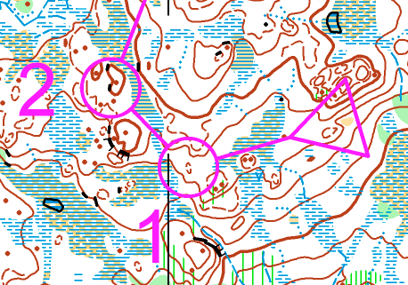 Helst ikke start med pkt.1. Da roter du deg fort opp i mye arbeid, du legger listen etter hvert høyt for hva som bør korrigeres og du kan risikere å miste ditt hovedfokus som er selve løypeleggingen.