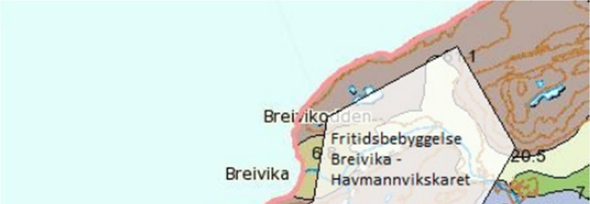 Begge områdene har i dag formål LNF-b for spredt boligbygging. Vurdering i forhold til landbrukshensyn se punkt under landbruk.