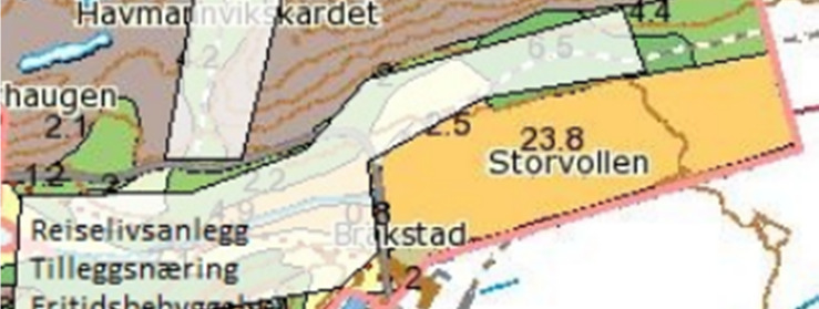 Tema: Landskap Kulturminner og Strandsone og Landbruk og reindrift Merknad: Området har en utstrekning på ca 450 m i øst vest retning.