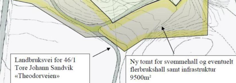 Tiltaket fremmet og vedtatt som disp-sak fra eksisterende arealplan. Vedtatt reguleringsplan 2014. 22.