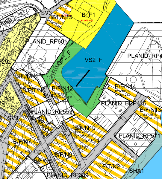 Område nr. 4: GP2_F Dagens arealbruk Havn. Ikke etablert.