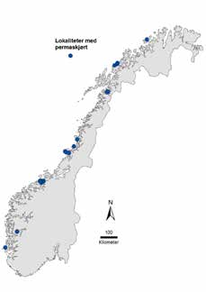 havbruksapplikasjoner. Figur 2. Modell i skala 1:17 av en 157 m merd med sylindrisk not med flat bunn og påmontert skjørt.