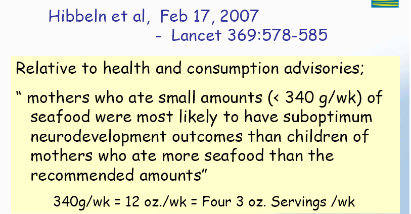 1 Suboptimal verbal IQ, 8 y 34 Suboptimal fine motor score, 42 m 32 Mother concordant exceeds % children suboptimal 30 28 26 24 22 20 Mother concordant exceeds n= 724 None n=4203 1-340 g/w n=1593