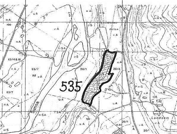 Lok. nr. 535 Voll Lokalt viktig: C Naturtype: Gråor-heggeskog Utforming: Liskog/ ravine Tilstand: Lokaliteten ligger sentralt i jordbrukslandskapet, men har et naturlig preg. Undersøkt: 17.09.