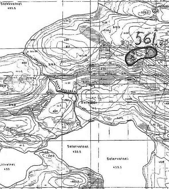 Lok. nr. 561 Seterdalen N Viktig: B Naturtype: Rikmyr Utforming: Tilstand: Intakt og med eldre skog på sidene Undersøkt: 13.09.