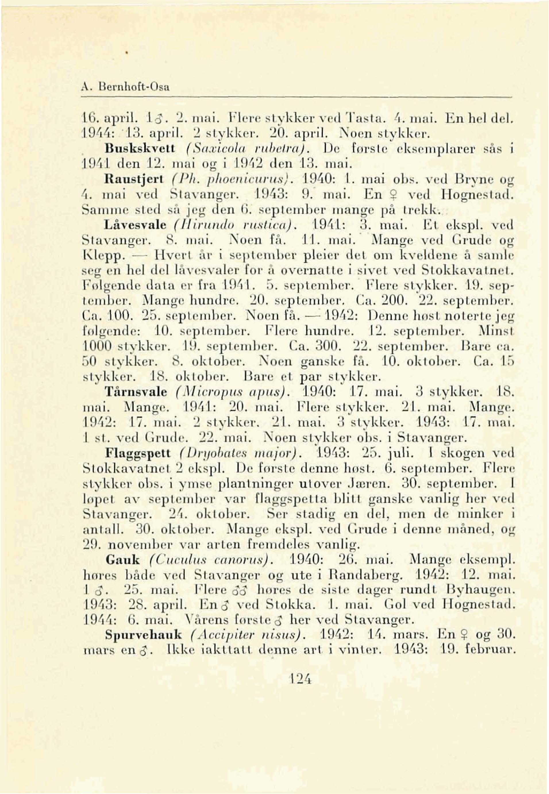 A. l. ap'il. 1d. :l. nlai. Fl 'l" s l yk1-cl'. cl T a La. 4. nlai. En h I I I. 1 lill: ':13. apl'il. :l s tykker. 20. apri l. ~ o n stykkr'i'.