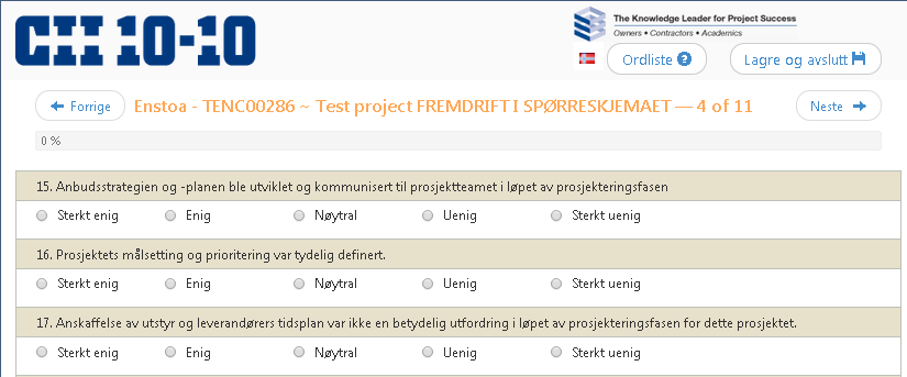 Hvordan fungerer 10-10 Informasjon om prosjektet samles gjennom