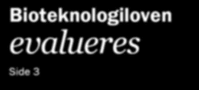 Bioteknologiloven