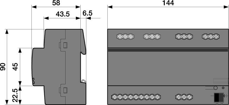 Tekniske data 5.2 Mål sensor / bryteraktuator SA-M-8.