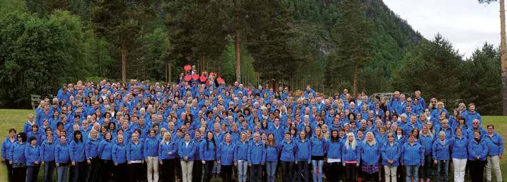 430 medarbeidere deltok i markeringen av Coop Innlandets 10 års jubileum. Utdeling av gullklokke, Coop Erkjentlighetsmerke og Norges Vels Medalje for lang og tro tjeneste i Coop.