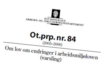 Kritikkverdige forhold Varsling blir aktualisert når en arbeidstaker erfarer at det skjer noe som han eller hun oppfatter som kritikkverdig på arbeidsplassen.