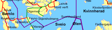 Fylket har høg konsentrasjon av både oljeindustri og metallindustri, noko som medfører høge utslepp av klimagassar. Det spesielle med Hordaland er m.a. at ei enkelt verksemd, Statoil Mongstad, står for over ein tredjedel av utsleppa i fylket.