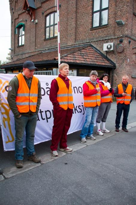 Bjørke og generalsekretær Per Skorge var å finne nettopp på Bjølsen mølle.