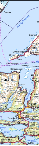 landbaserte vindkraftverk i Norge er det definert tre ulike konsekvenssoner: Visuelt