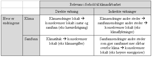 Hva bør kommunene tilpasse seg til?