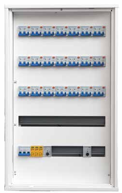 H=750 B=400 D=70 4X18 MODULER KOMPONENTPAKKE MED 14 KURSER OG LASTBRYTER 990676 UNDERFORDELING 5 RADER H=710 B=480 D=210 5X21 MODULER KOMPONENTPAKKE MED 14 KURSER OG