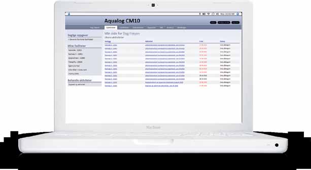 Kom i gang med AquaLog AquaLog er et internettbasert program. Når du mottar din AquaLog-bruker vil du få tildelt et brukernavn og passord for innlogging på din egen side, som heter Min Side.