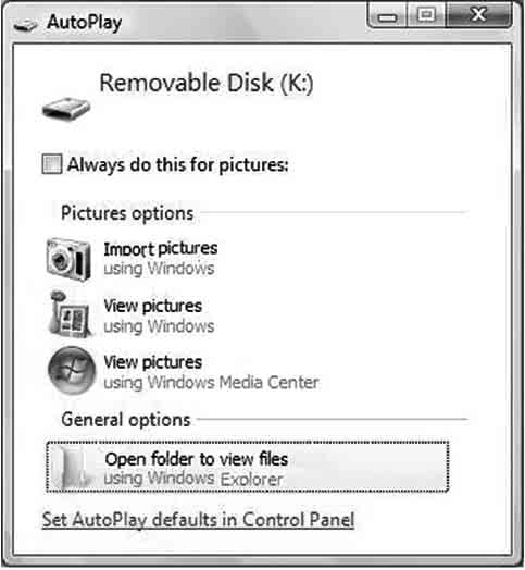 Trinn 2: Kopiere bilder til en datamaskin For Windows Dette avsnittet beskriver hvordan du kopierer bilder til en "Documents" (for Windows XP: "My Documents")-mappe.
