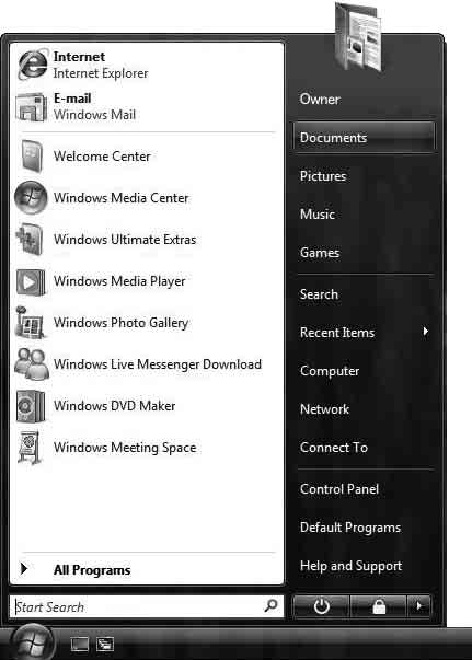 Vise bilder på en datamaskin For Windows Dette avsnittet beskriver hvordan du kan se på kopierte bilder i mappen "Documents" (For Windows XP: "My Documents"). 1 Klikk på [Start] t [Documents].