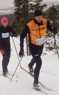 Vinter Det er stille i bedriftsidrettslaget for tiden, ingen felles trening, men noen få er flinke og trener for seg