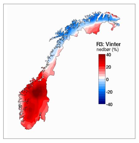 4 Eksempel på forskjeller Endringer i vinter