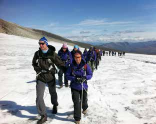 Dette er hele Birkenløypen på 54 km fordelt på fire etapper. Her stilte Team RP med hele seks lag for å skape blest rundt funksjonshemmet-idretten, og alle kom seg over fjellet under krevende forhold.