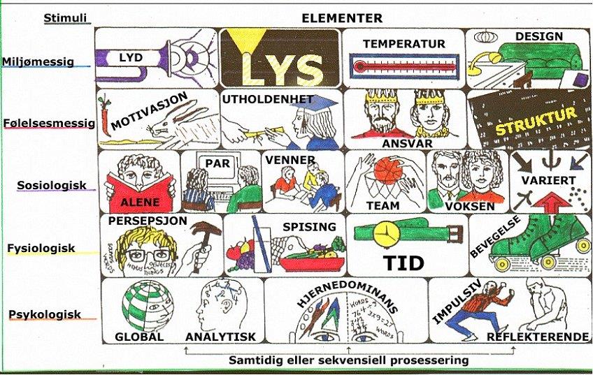 The Dunn&Dunn Learning Styles Model