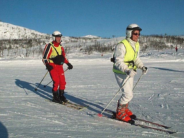 Å kjøre alpint som synshemmet krever god skiferdighet og trygghet.