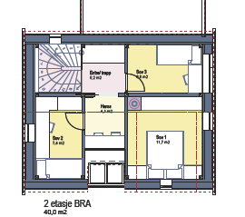 SHELTER 1 82 m2 BRA Liten bolig med fullverdig planløsning. Totalt innvendig areal BRA: 82 m2 + sportsbod.