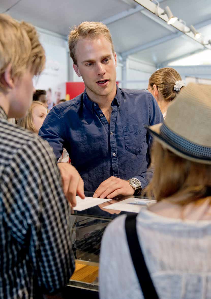 STØ KURS MOT UTDANNINGSVALG Ocean Talent Camp tilbyr et pedagogisk opplegg som støtter læreplan i utdanningsvalg, og har som formål å øke elevenes kunnskap om arbeidslivet, samfunnet vi