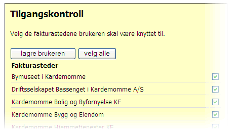 1.2. Fakturastedsansvarlig Har samme rettigheter sm kundeadministratr, men avgrenset innen egne fakturasteder. Fakturaenhetsansvarlig kan pprette Kstnadsansvarlige.