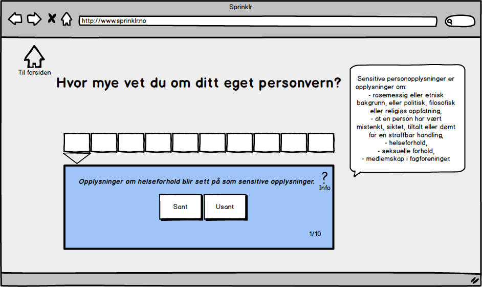 G Skjermbilder prototype Bilde G.