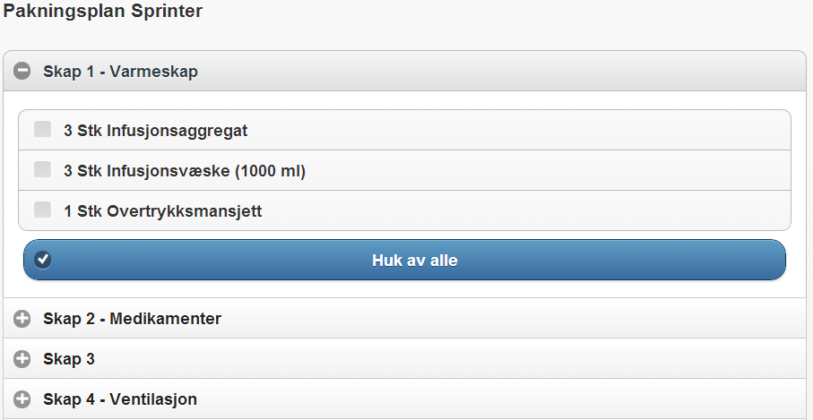 Et prosjekt for «transport av psykiatriske pasienter» er under etablering, dette etter bestilling fra Helse-Midt-Norge RHF. Prosjektplan er under utvikling.