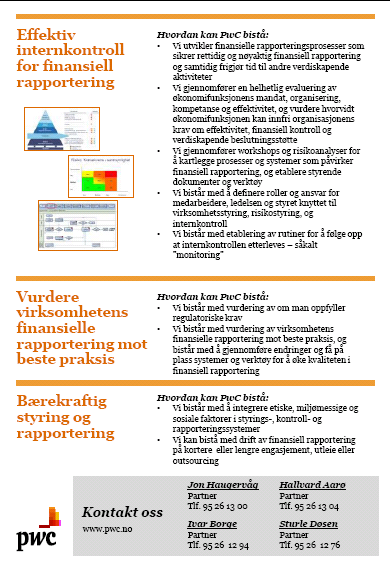 PricewaterhouseCoopers refers to the network of member