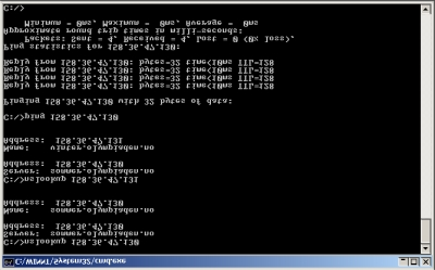 Ved bruk av nslookup: "nslookup 158.36.47.130" får du opp server navn og IPadresse.