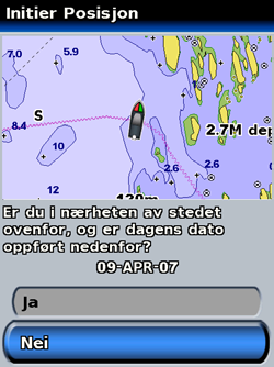 Komme i gang Innhente GPS-satellittsignaler Når du slår på enheten, må GPS-mottakeren innhente satellittdata og finne gjeldende posisjon.