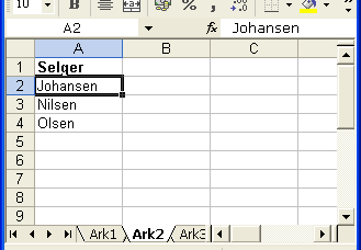 Prosedyren er: Sett markøren ett eller annet sted inne i listen, gå så på Data Filter Autofilter, og filtreringsknapper legges automatisk på toppen av hver kolonne Logisk utsagn Kryss for eller