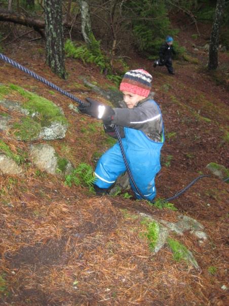 Knattholmen og turnhallen Stor base reiser i grupper til Knattholmen hver uke. Knattholmen har rike muligheter for lek både ved skog og ved sjøen.