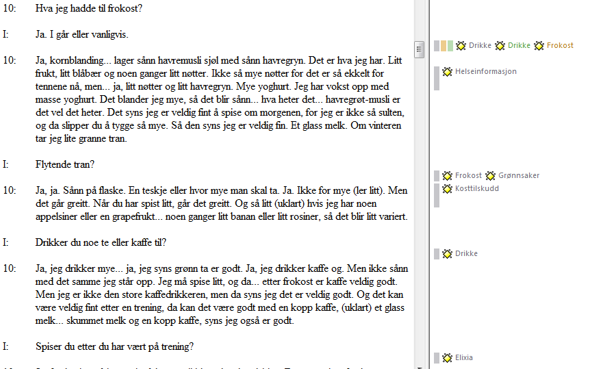 (figur 2). Det var utfordrende å ta i bruk et dataverktøy som jeg ikke hadde brukt tidligere og det ble mye prøving og feiling, dette vil bli diskutert nærmere under diskusjonkapittelet.