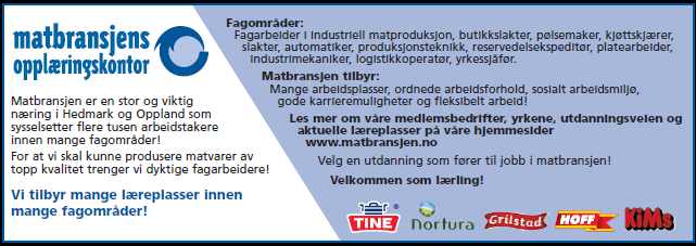 Østlendingen Glåmdalen Annonse i GD utdanningsbilag i Oppland 6.