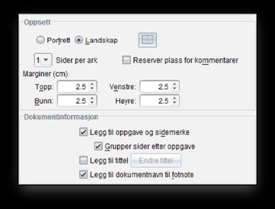 TI-Nspire CAS og utskrift på prøver og eksamen Programmet er godt egnet til å levere utskrift for sensurering av prøver og eksamen.