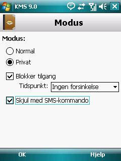 K A S P E R S K Y M O B I L E S E C U R I T Y 9. 0 F O R M I C R O S O F T W I N D O W S M O B I L E Det kan ta litt tid å endre personvernsmodus.