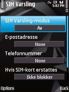 K A S P E R S K Y M O B I L E S E C U R I T Y 9. 0 F O R S Y M B I A N OS E-postadresse. Hvis du vil motta en e-post med det nye nummeret til telefonen din, angir du en e- postadresse. Telefonnummer.