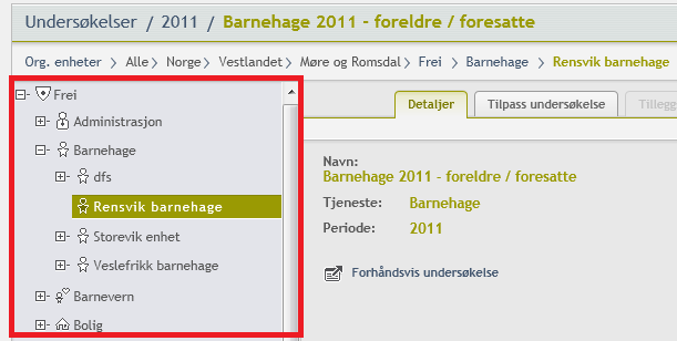 skjemaet skilles passord og besvarelse slik at man ikke kan knytte disse opp mot hverandre. Steg for steg: Hvordan opprette engangspassord 1) Trykk på Undersøkelser, og velg undersøkelse.