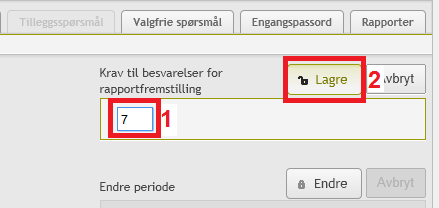 Svarfordeling Rapporten viser antall som har svart på de ulike skalaverdiene i undersøkelsen, samt en prosentverdi. Nyttig for å se hva som skuler seg bak scoren.