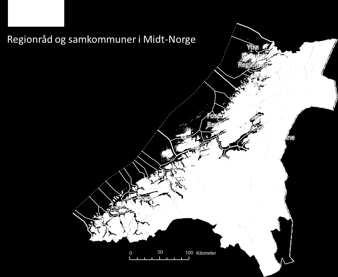 Figur 2.5 Regionråd i Møre og Romsdal pr.