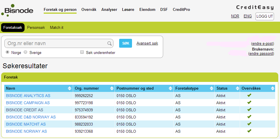 Alle spørsmålstegn-ikoner har lenker til informasjonsbokser.